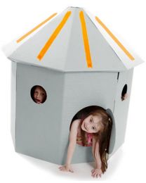 Paperpod - Kartonnen Hut Wit
