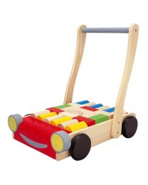 Plan Toys - Babywalker - Houten loopwagen