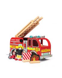 Le Toy Van - Brandweerwagen - Houten speelset