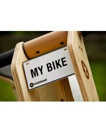 Wishbone Bike - Naamplaat voor loopfiets